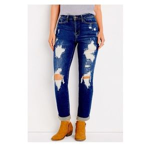 NWT Judy Blue High Rise Boyfriend Jeans